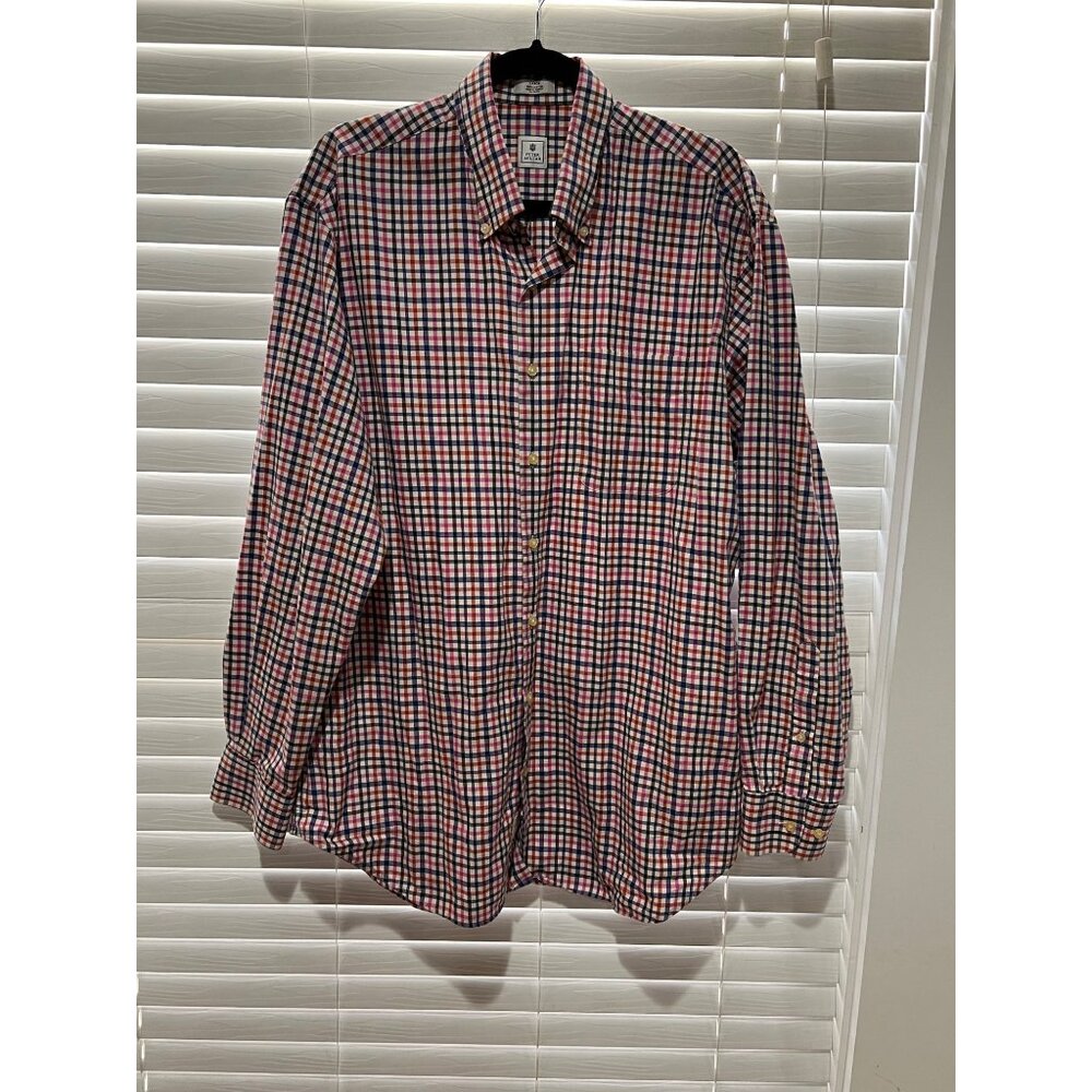 Peter Millar 100% Cotton Long Sleeve Button Up Shirt -‎ Size - L